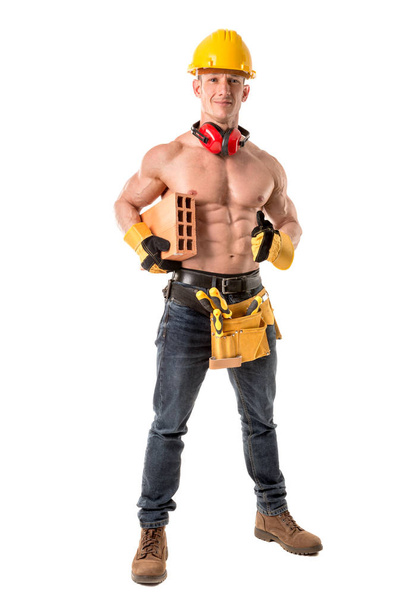 Strong construction worker - Photo, Image