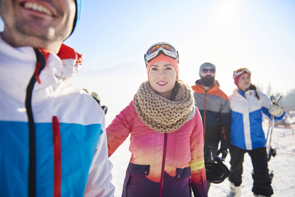 Winter sport lovers having an adventure  - Photo, Image