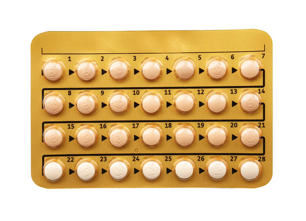 Birth control pills  - Fotoğraf, Görsel