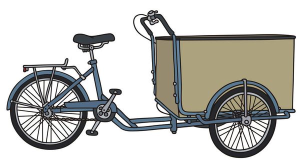 Tricycle de fret classique pousse-pousse
 - Vecteur, image