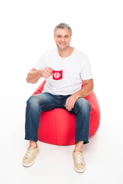 man with cup of coffee - Photo, Image