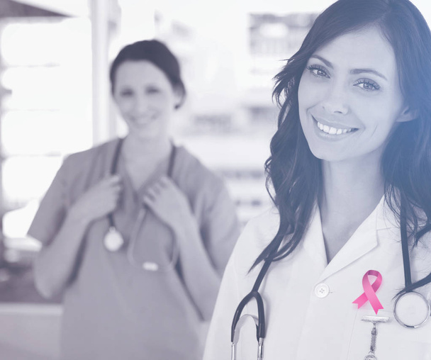 breast cancer awareness ribbon - Фото, зображення