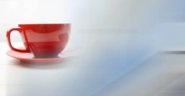 Red coffee cup  - Foto, Bild
