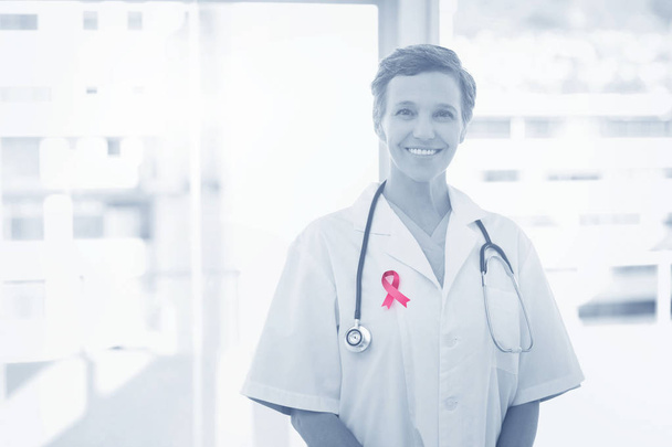 breast cancer awareness ribbon - Foto, Imagen