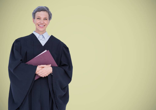Female judge with book  - Photo, image