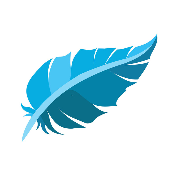 Feather logo.  illustration  - Vector, Image