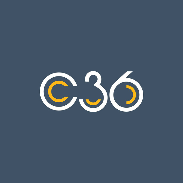 round logo C36 logo  - Vector, Image