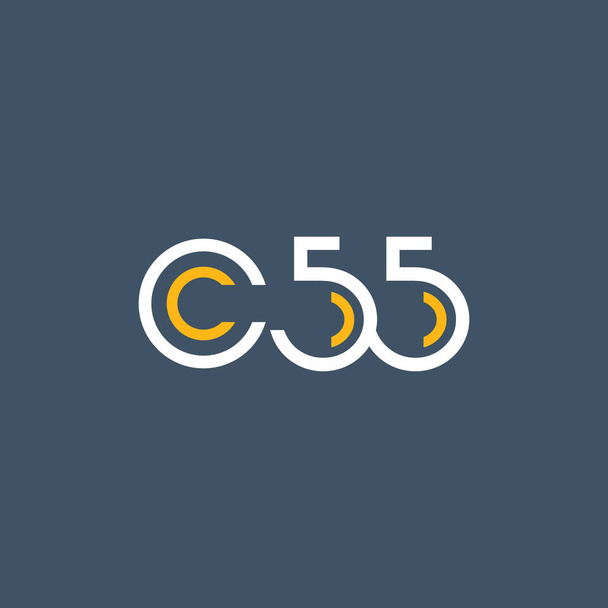 round logo C55 logo  - Vector, Image