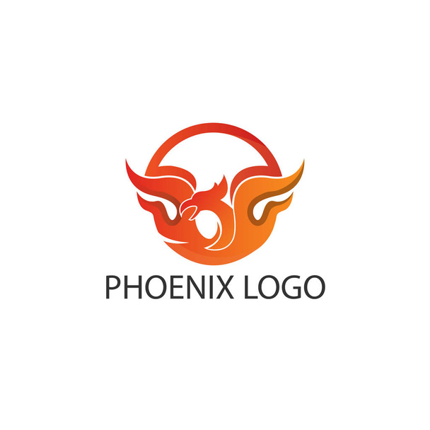 Concept de logo Phoenix cercle
. - Vecteur, image