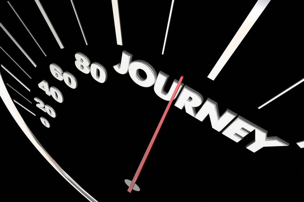 Journey Travel Speedometer
  - Фото, изображение