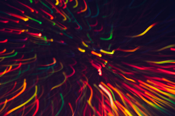 Abstract background of colorful lines in motion - Foto, imagen