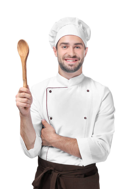 Young male chef  - Fotoğraf, Görsel