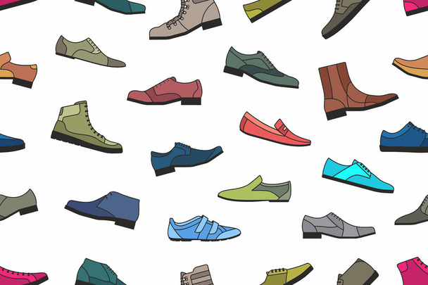 shoes seamless pattern - Vector, Image