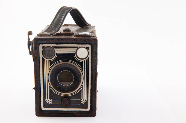 İzole antika fotoğraf makinesi - Fotoğraf, Görsel