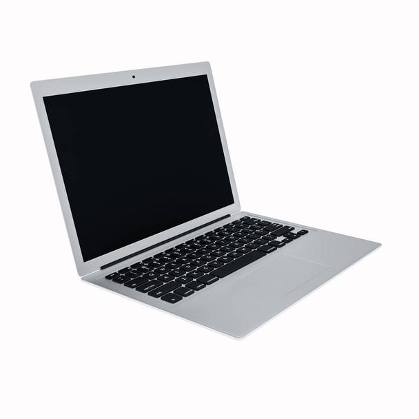 ordinateur portable isolé sur fond blanc - Photo, image