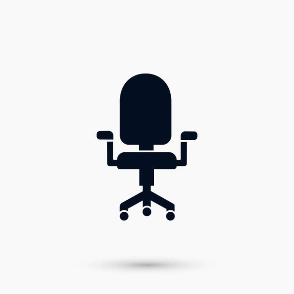 ikona krzesła biurowego - Wektor, obraz