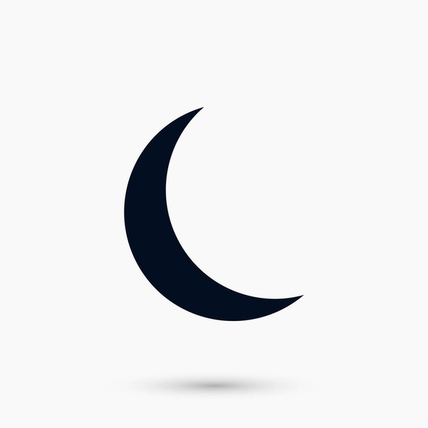 Lune icône vecteur
 - Vecteur, image