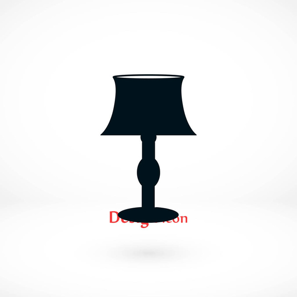 Masa lambası simgesi - Vektör, Görsel