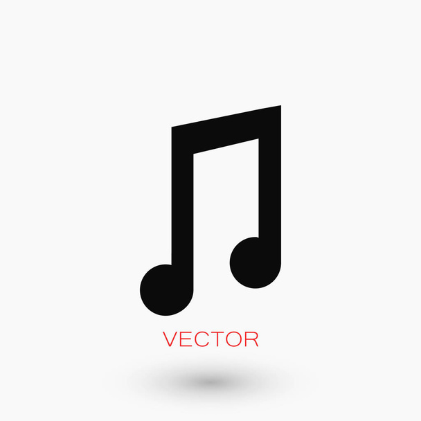 ikona muzyki wektor - Wektor, obraz