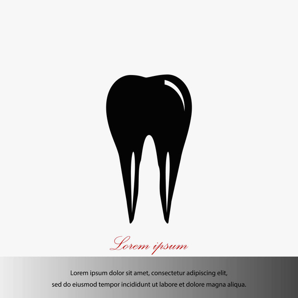 Vettore icona dente
 - Vettoriali, immagini