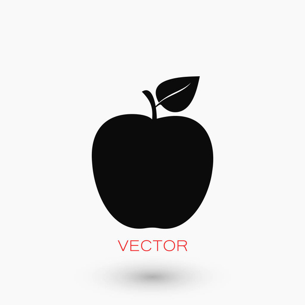 vector icono de manzana
 - Vector, Imagen