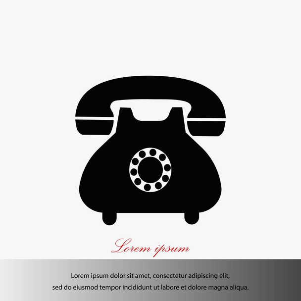 Telefon-Icon-Vektor - Vektor, Bild