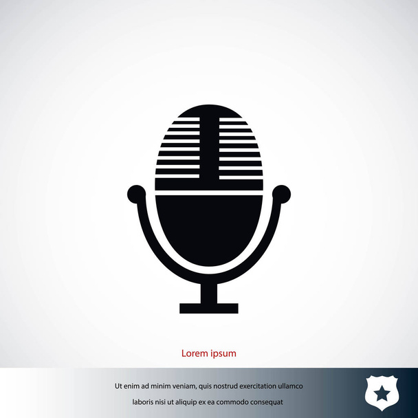 Icona del microfono vettoriale
 - Vettoriali, immagini