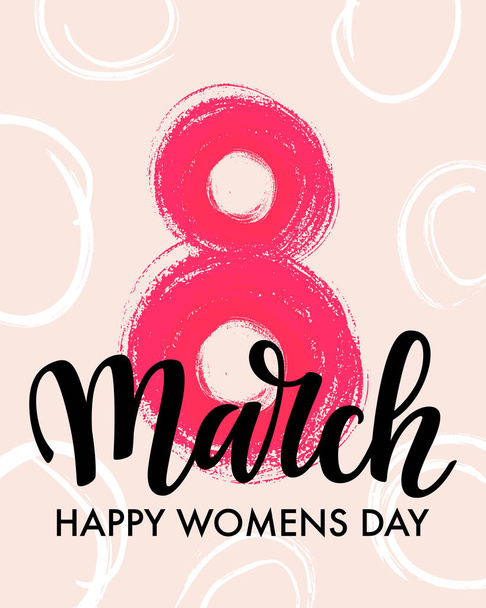 8 March International Women's Day  - Vector, Image
