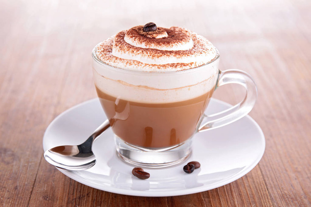 coffee with cream and spices - Foto, Imagem