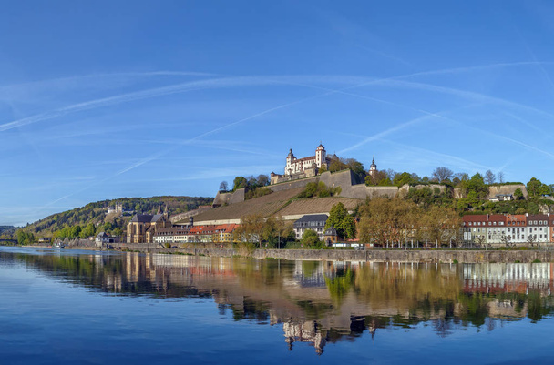 Vue de la forteresse de Marienberg, Wurzburg, Allemagne
 - Photo, image
