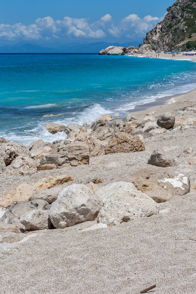 Incredibile paesaggio marino di Katisma Beach, Lefkada, Isole Ionie
 - Foto, immagini
