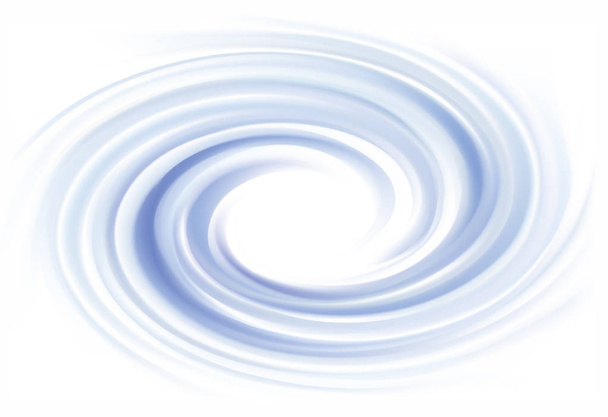 Vector background of cobalt swirling water texture  - Vector, Image