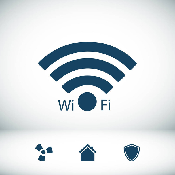 Wi-Fi mejor icono plano
 - Vector, Imagen