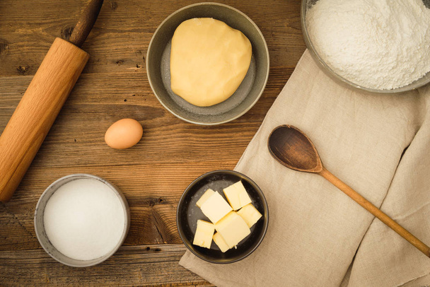 Basic baking ingredients - Photo, Image