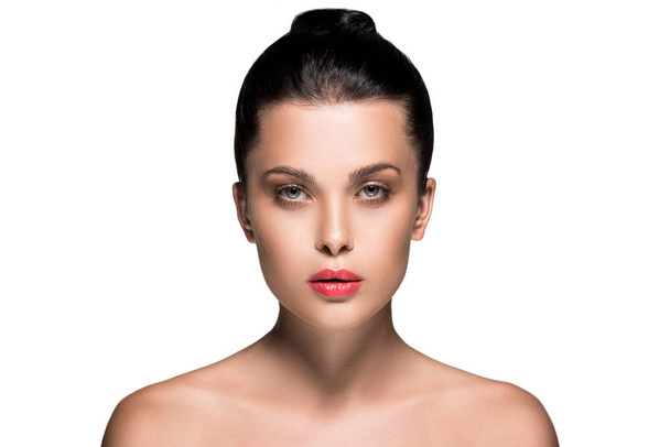 woman with red lips - Photo, Image