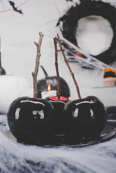 Хэллоуинский яблочный десерт
 - Фото, изображение
