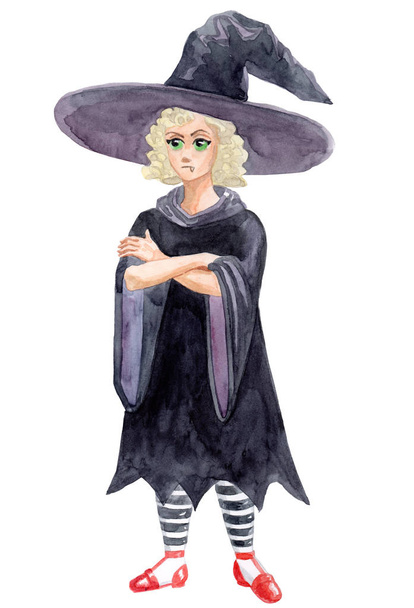 Halloween sorcière blonde
 - Photo, image