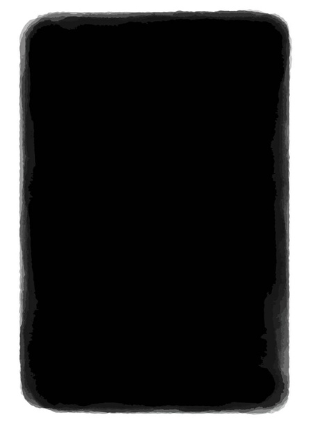 Grunge fekete-fehér vektor textúra. Kézzel rajzolt képkocka sablon. Régi papír. Sötét folt szubsztrátja a design. Por, scretches, bélyegző, textúra. Könnyű-hoz használ elvont vintage hatást zaj és - Vektor, kép