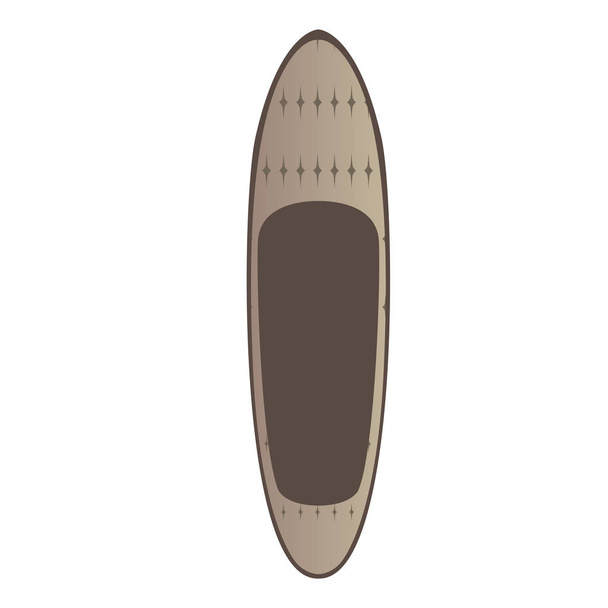Isolated surfboard illustration - Vecteur, image