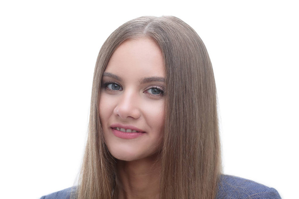 closeup . face of a successful young woman - Fotografie, Obrázek