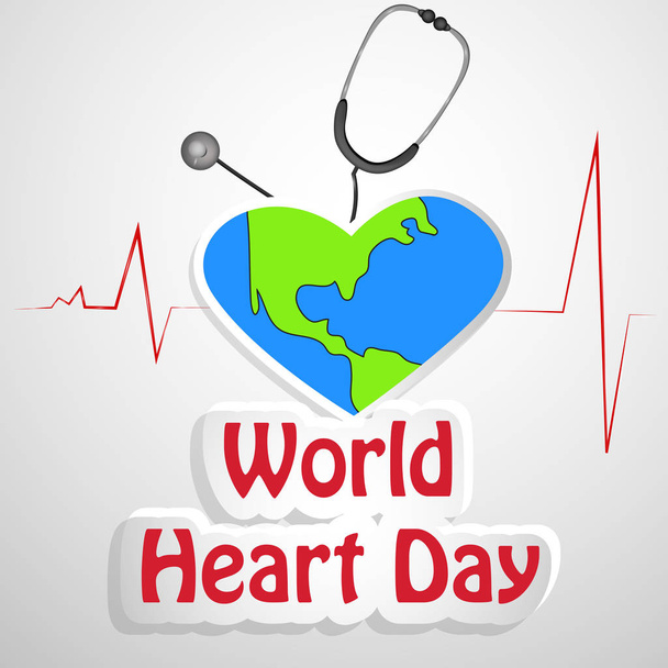 kuva maailman sydänpäivän taustasta
 - Vektori, kuva