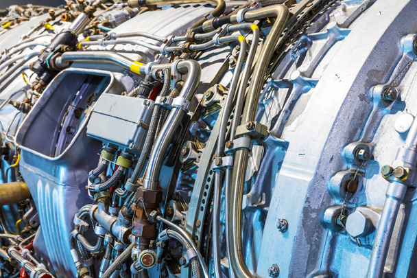 Luchtvaart turbojet motor apparatuur - Foto, afbeelding