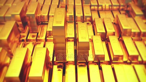 4k ouro barras de ouro ouro riqueza tesouro lingote luxo finanças comércio de bens
. - Filmagem, Vídeo