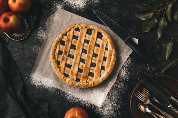 homemade apple pie - Foto, Imagem