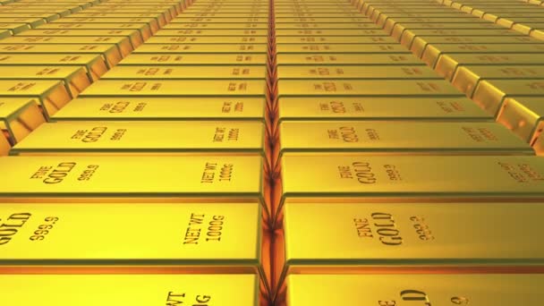 4k ouro barras de ouro ouro riqueza tesouro lingote luxo finanças comércio de bens
. - Filmagem, Vídeo