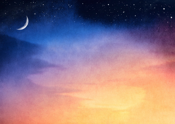 Закат полумесяца
 - Фото, изображение