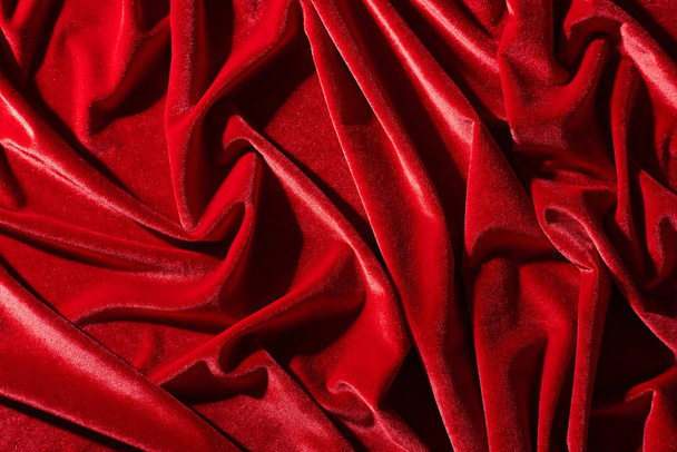 червоний оксамитовий текстиль для фону або текстури
 - Фото, зображення