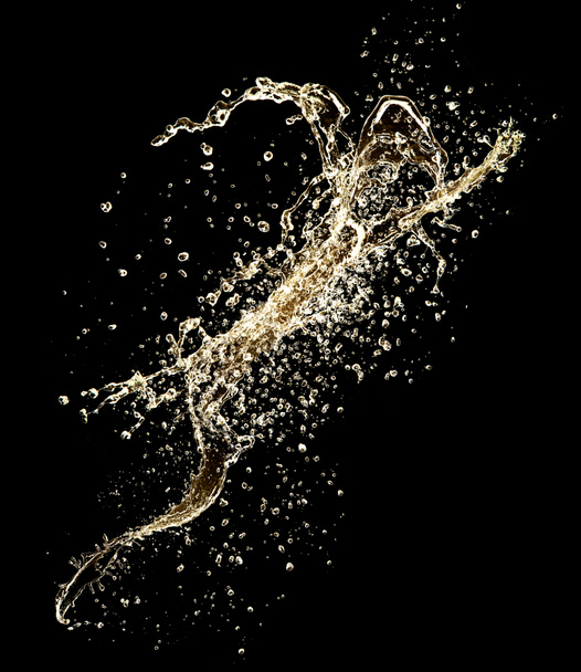 Salpicos de champanhe
 - Foto, Imagem