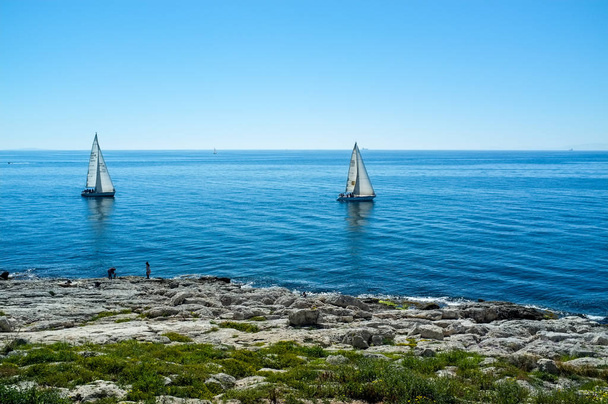 Denizdeki tekneler - Fotoğraf, Görsel
