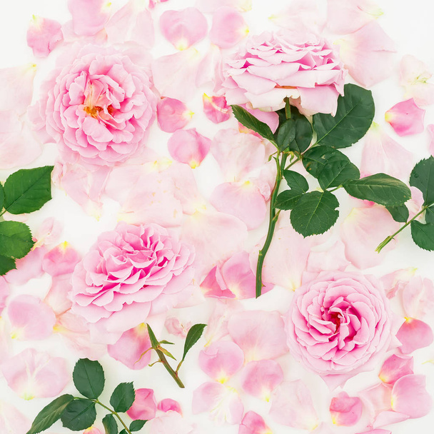 Fleurs roses tendres
 - Photo, image